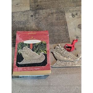 Hallmark our Christmas together 1997 ornament Xmas decor